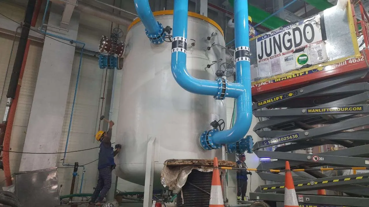 Ducting works at Maruti Udyog
